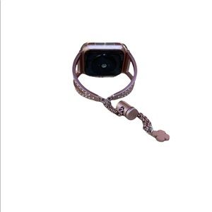 Diamond Sequined Rose Gold Apple Watch Band